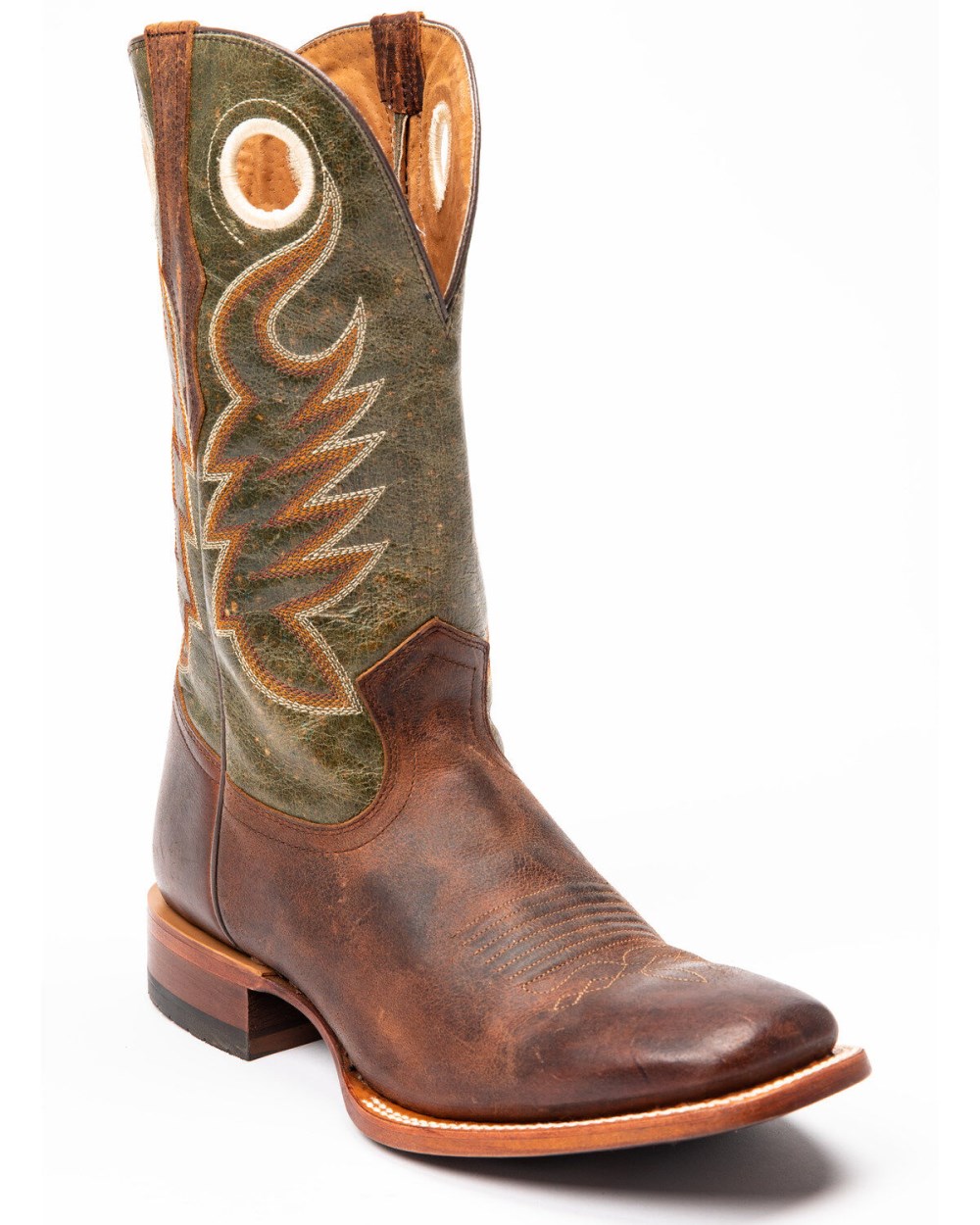 Cody James - Men's Union Xero Gravity Western Performance Boots - Broad Square Toe | Green Cody James - Men's Union Xero Gravity Western Performance Boots - Broad Square Toe | Green