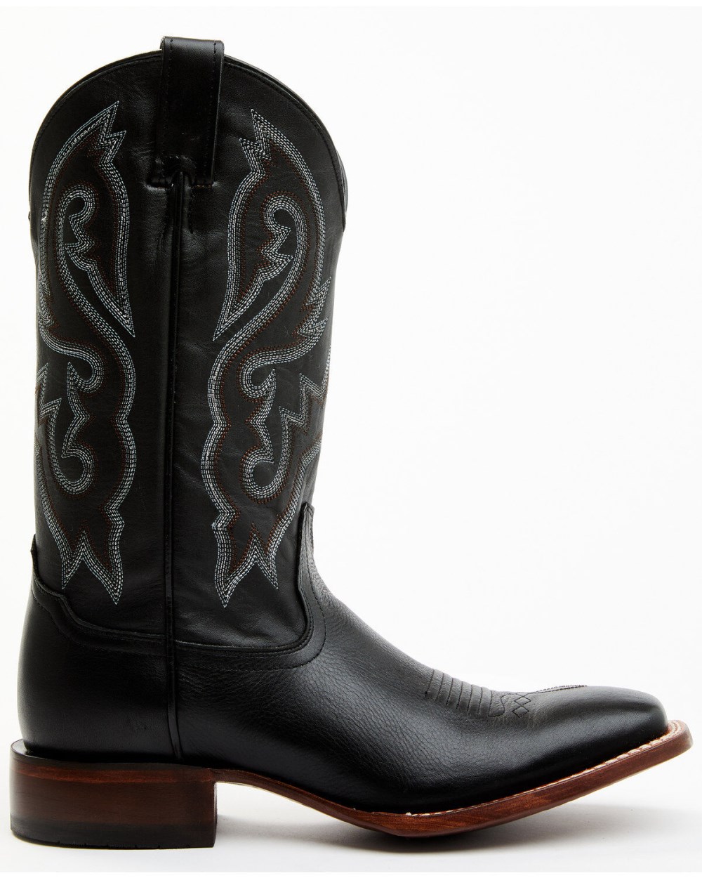 Cody James - Men's Square Toe Stockman Boots | Black