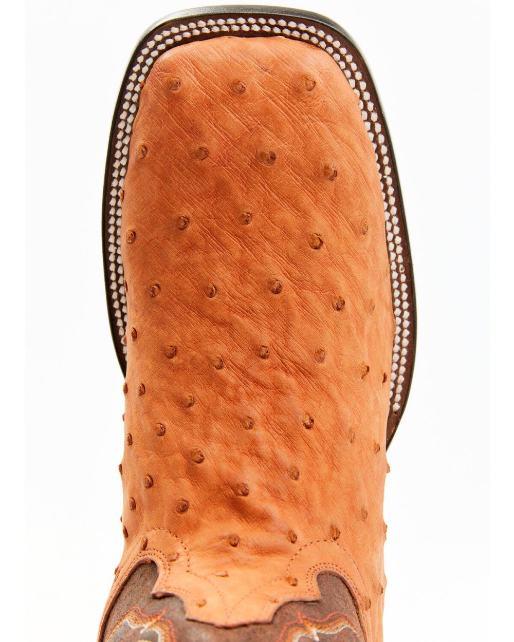 Cody James - Men's Exotic Full Quill Ostrich Western Boots - Broad Square Toe | Tan