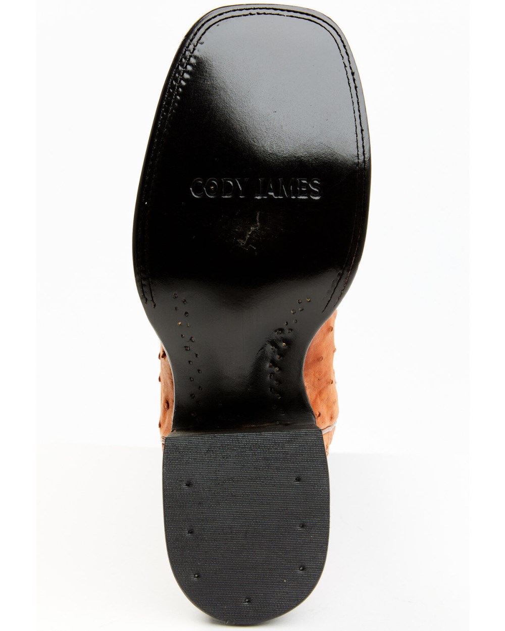 Cody James - Men's Exotic Full Quill Ostrich Western Boots - Broad Square Toe | Tan