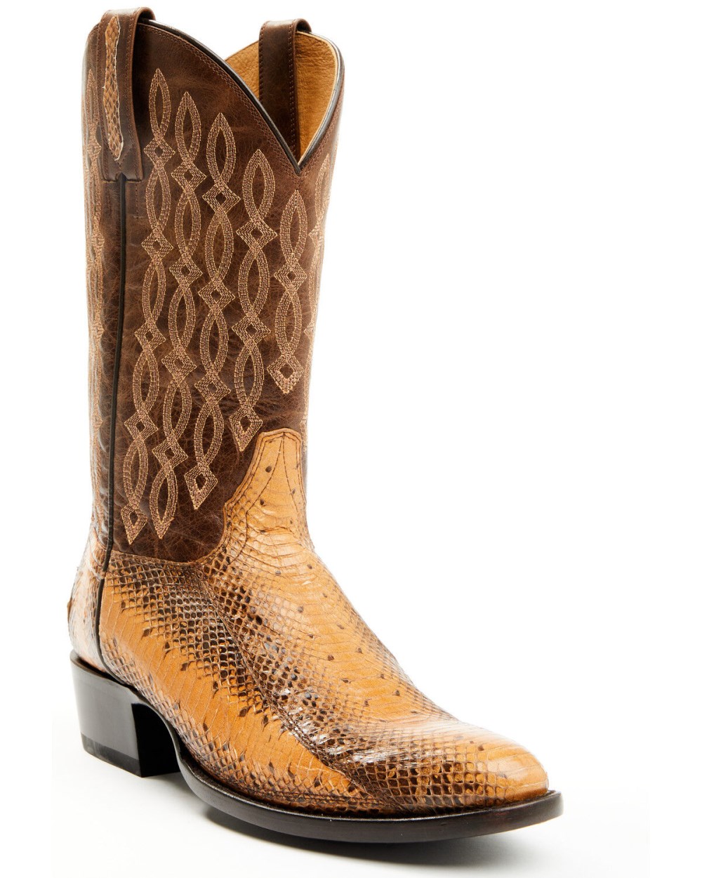 Cody James - Men's Exotic Water Snake Western Boots - Round Toe | Brown Cody James - Men's Exotic Water Snake Western Boots - Round Toe | Brown