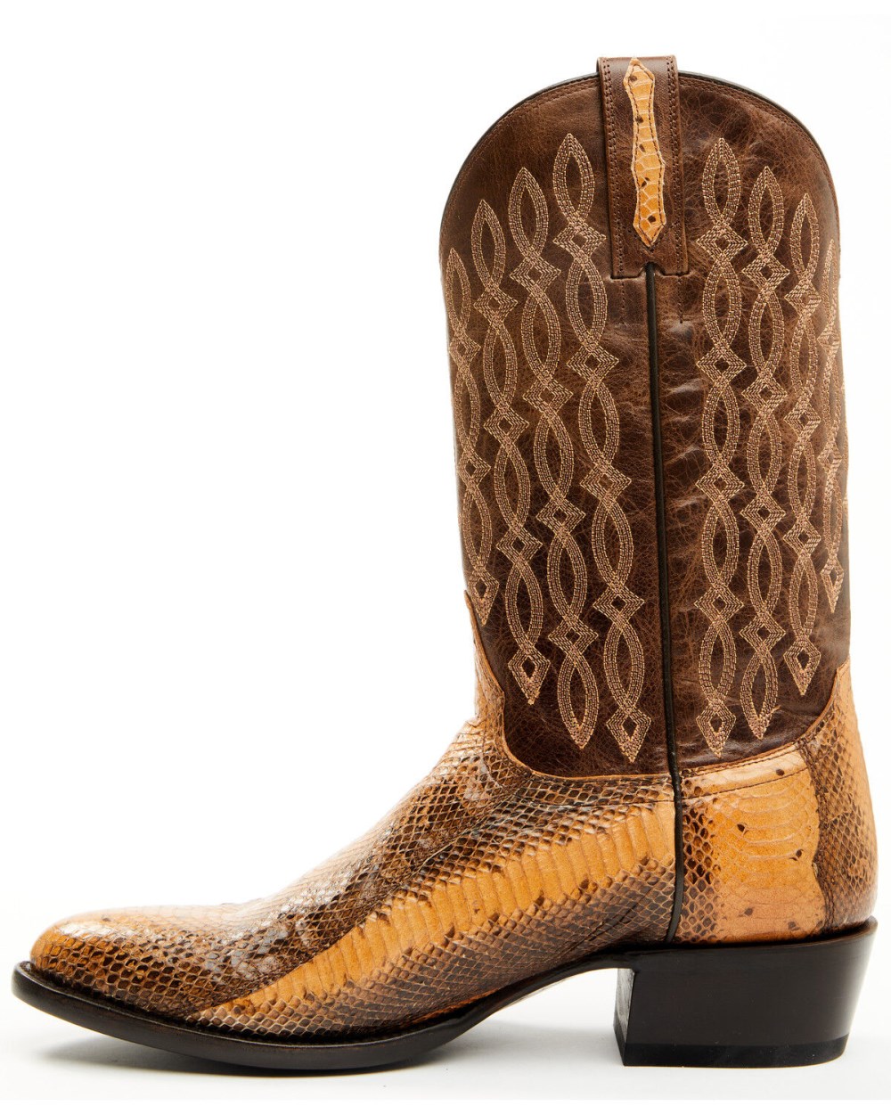 Cody James - Men's Exotic Water Snake Western Boots - Round Toe | Brown Cody James - Men's Exotic Water Snake Western Boots - Round Toe | Brown