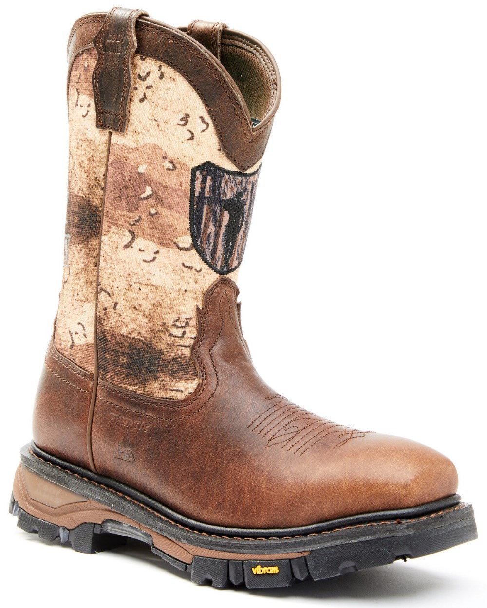 Cody James - Men's Camo Flag Decimator Work Boot - Composite Toe | Brown Cody James - Men's Camo Flag Decimator Work Boot - Composite Toe | Brown