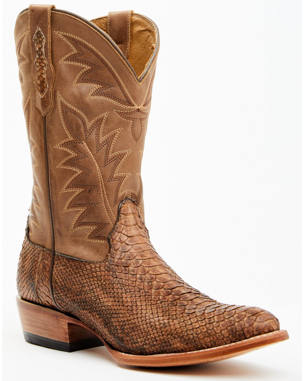 Cody James - Men's Exotic Python Western Boots - Round Toe | Brown Cody James - Men's Exotic Python Western Boots - Round Toe | Brown