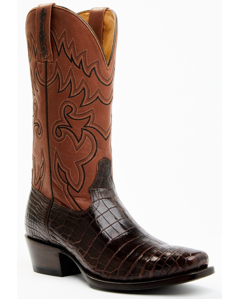 Cody James - Men's Exotic Alligator Western Boots - Square Toe | Chocolate Cody James - Men's Exotic Alligator Western Boots - Square Toe | Chocolate