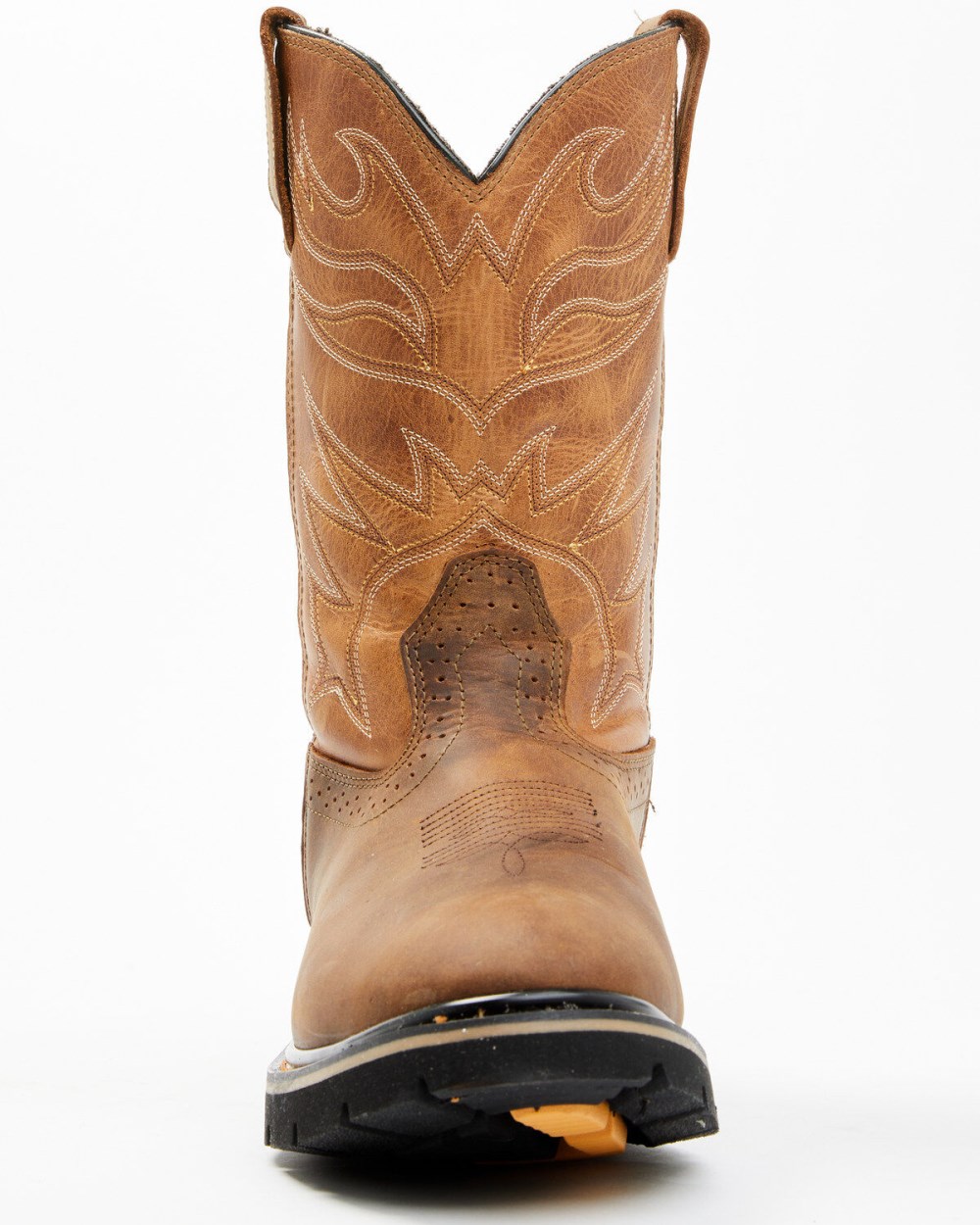 Cody James - Men's Mustang Pull-On Waterproof Work Boots - Soft Toe | Tan Cody James - Men's Mustang Pull-On Waterproof Work Boots - Soft Toe | Tan