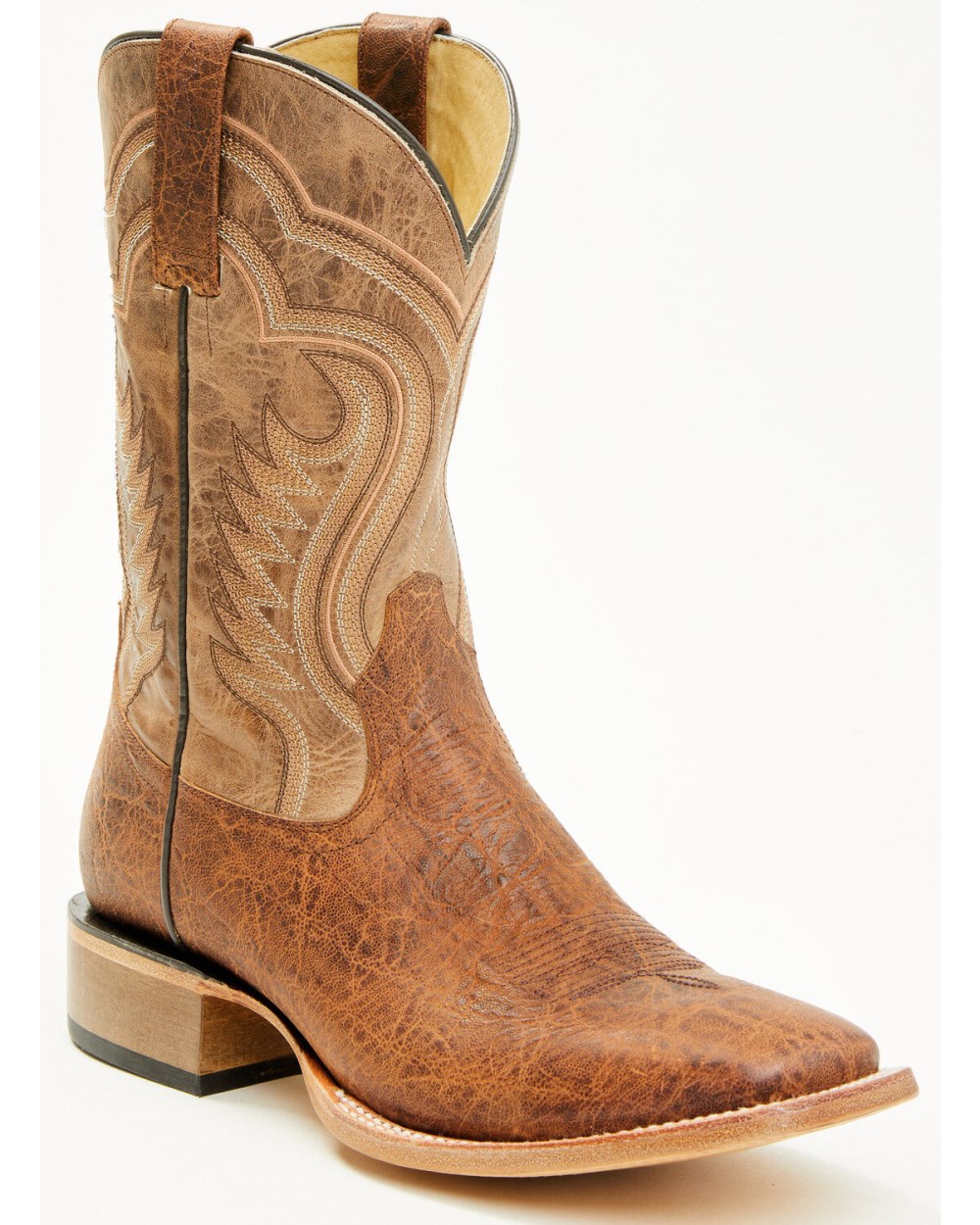 Cody James - Cush Core Men's Rover Western Boots - Broad Square Toe | Cognac