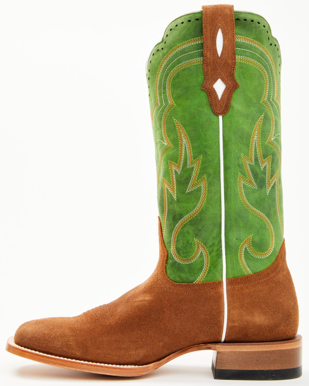 Cody James - Men's Tomahawk Roughout Tall Western Boots - Broad Square Toe | Green