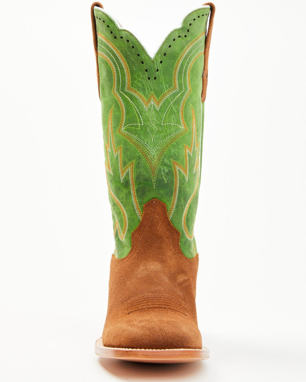 Cody James - Men's Tomahawk Roughout Tall Western Boots - Broad Square Toe | Green
