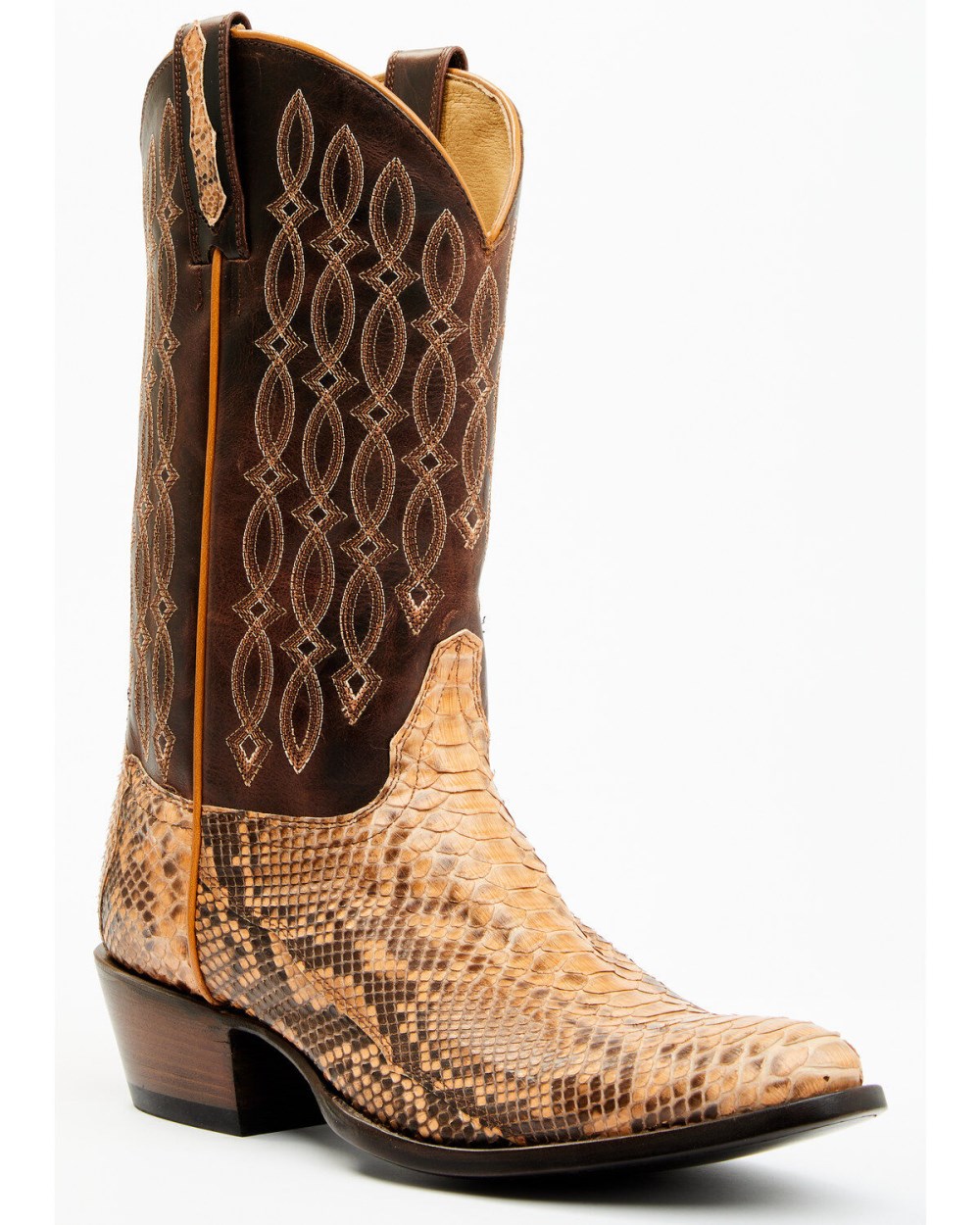 Cody James - Men's Exotic Python Western Boots - Round Toe | Camel Cody James - Men's Exotic Python Western Boots - Round Toe | Camel