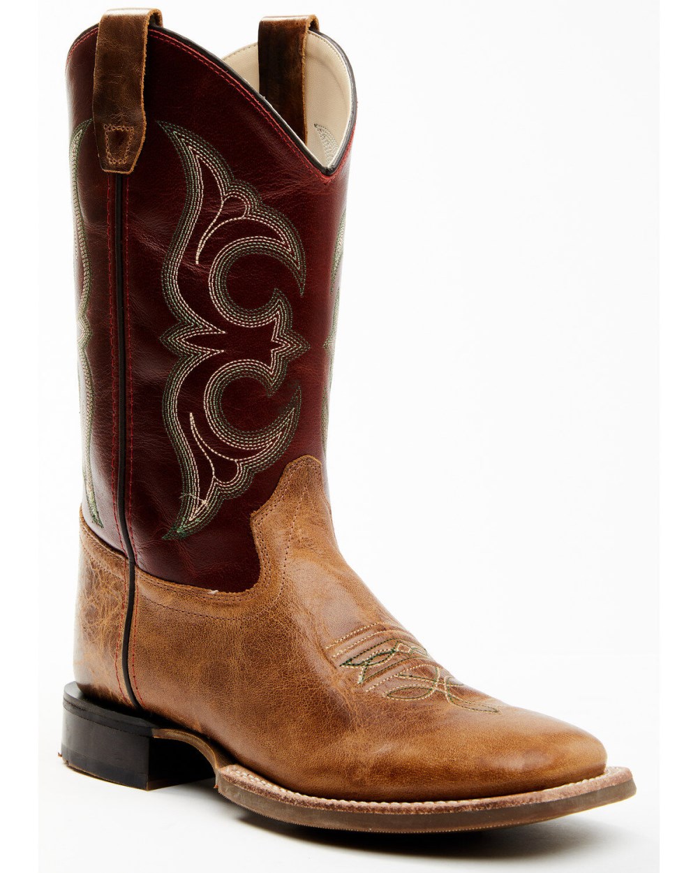 Cody James - Boys' Ames Tonal Western Boots - Broad Square Toe | Brown Cody James - Boys' Ames Tonal Western Boots - Broad Square Toe | Brown