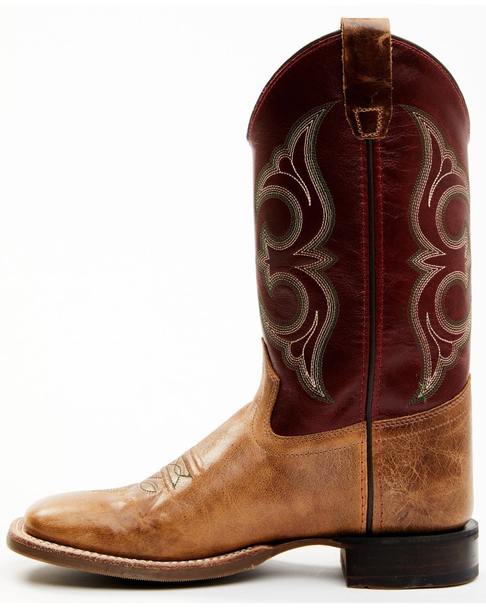 Cody James - Boys' Ames Tonal Western Boots - Broad Square Toe | Brown Cody James - Boys' Ames Tonal Western Boots - Broad Square Toe | Brown