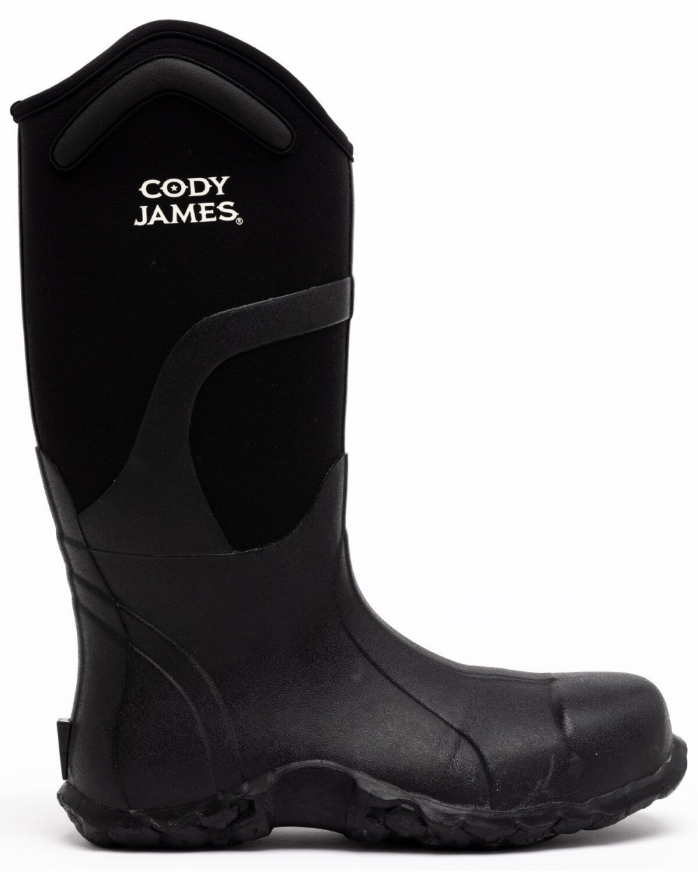 Cody James - Men's Rubber Waterproof Work Boots - Composite Toe | Black Cody James - Men's Rubber Waterproof Work Boots - Composite Toe | Black