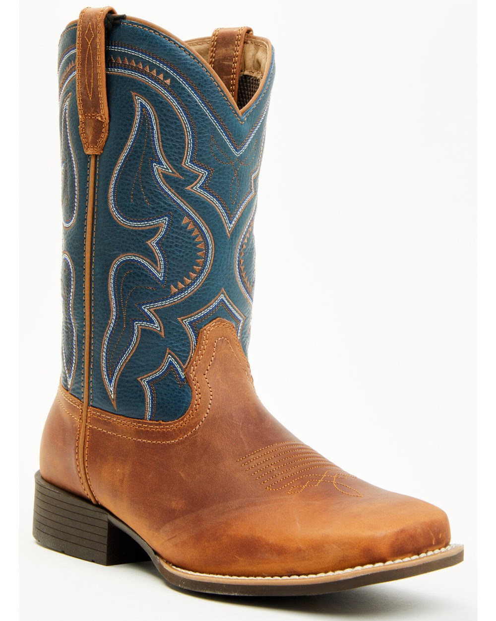 Cody James - Cush Core Men's Maverick Performance Western Boots - Broad Square Toe | Blue Cody James - Cush Core Men's Maverick Performance Western Boots - Broad Square Toe | Blue