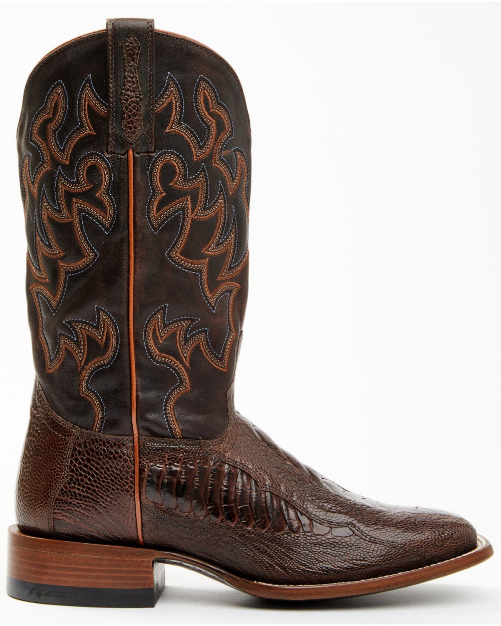 Cody James - Men's Antique Cafe Ostrich Leg Exotic Western Boots - Broad Square Toe | Brown Cody James - Men's Antique Cafe Ostrich Leg Exotic Western Boots - Broad Square Toe | Brown