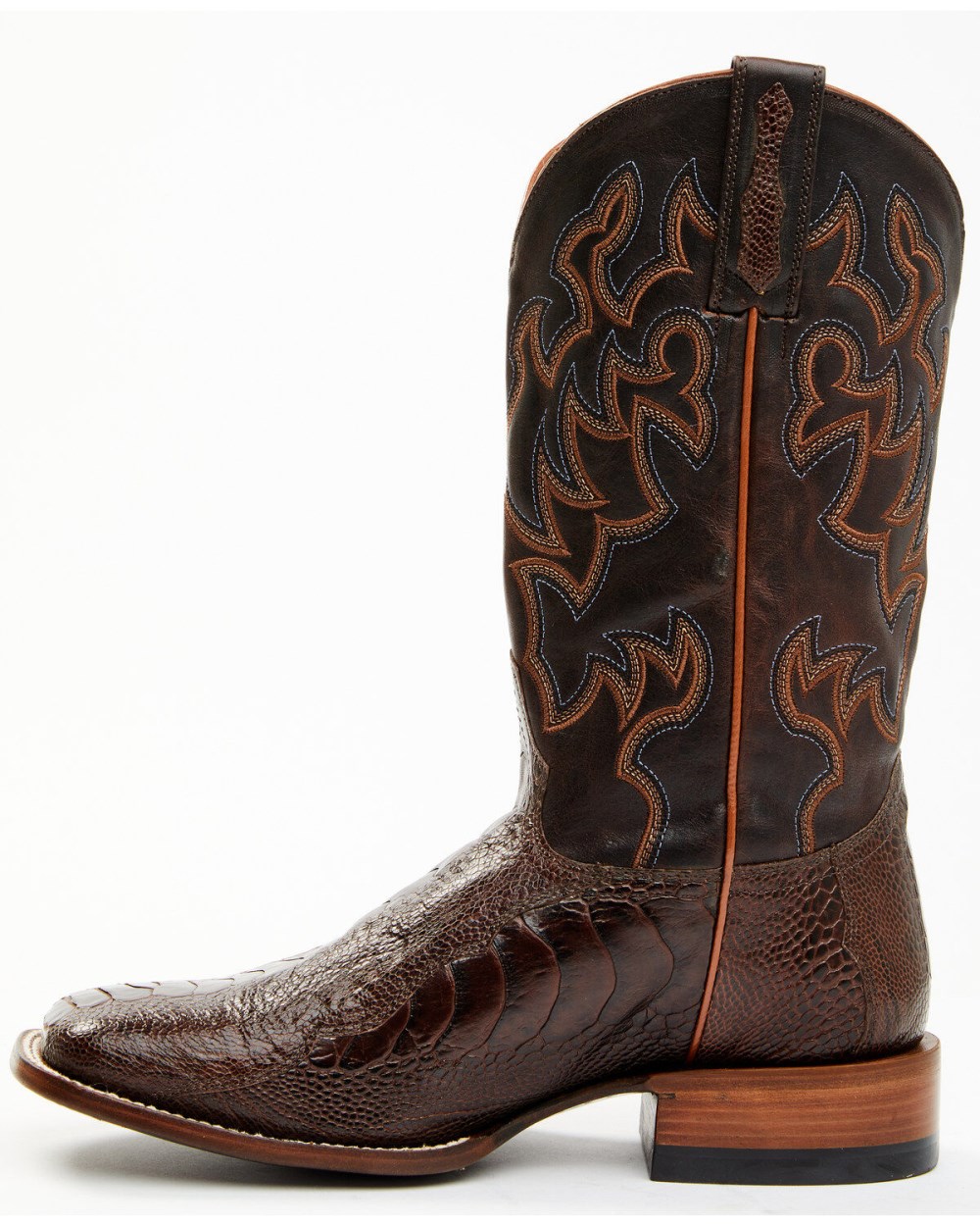 Cody James - Men's Antique Cafe Ostrich Leg Exotic Western Boots - Broad Square Toe | Brown Cody James - Men's Antique Cafe Ostrich Leg Exotic Western Boots - Broad Square Toe | Brown