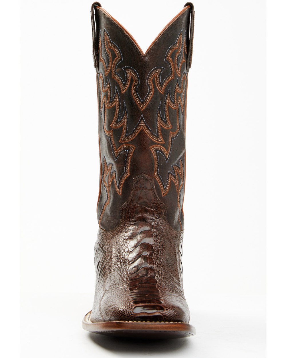 Cody James - Men's Antique Cafe Ostrich Leg Exotic Western Boots - Broad Square Toe | Brown Cody James - Men's Antique Cafe Ostrich Leg Exotic Western Boots - Broad Square Toe | Brown