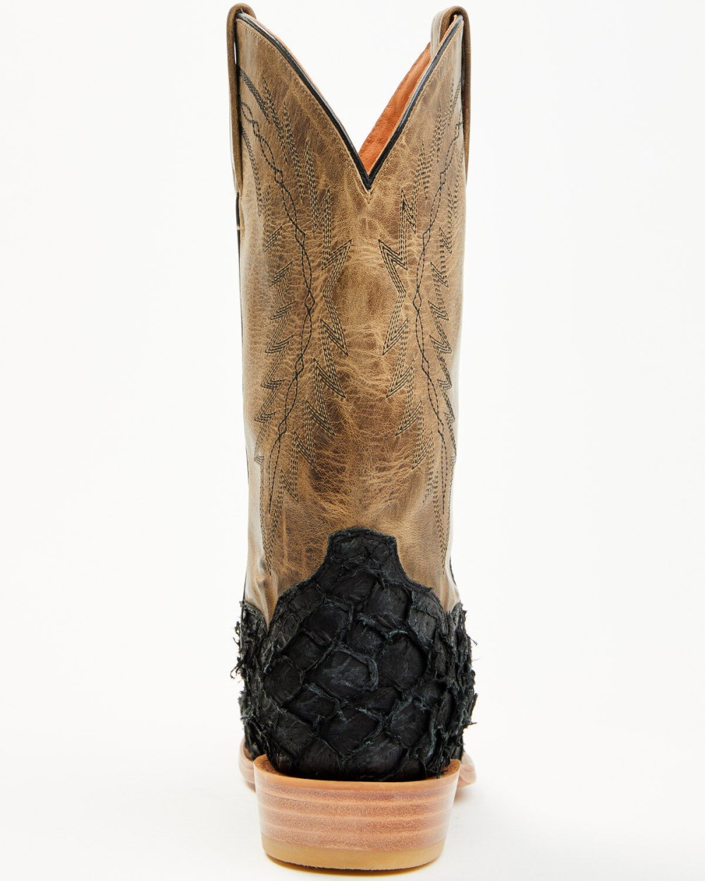 Cody James - Men's Vaqueras Exotic Pirarucu Western Boots - Square Toe | Black Cody James - Men's Vaqueras Exotic Pirarucu Western Boots - Square Toe | Black