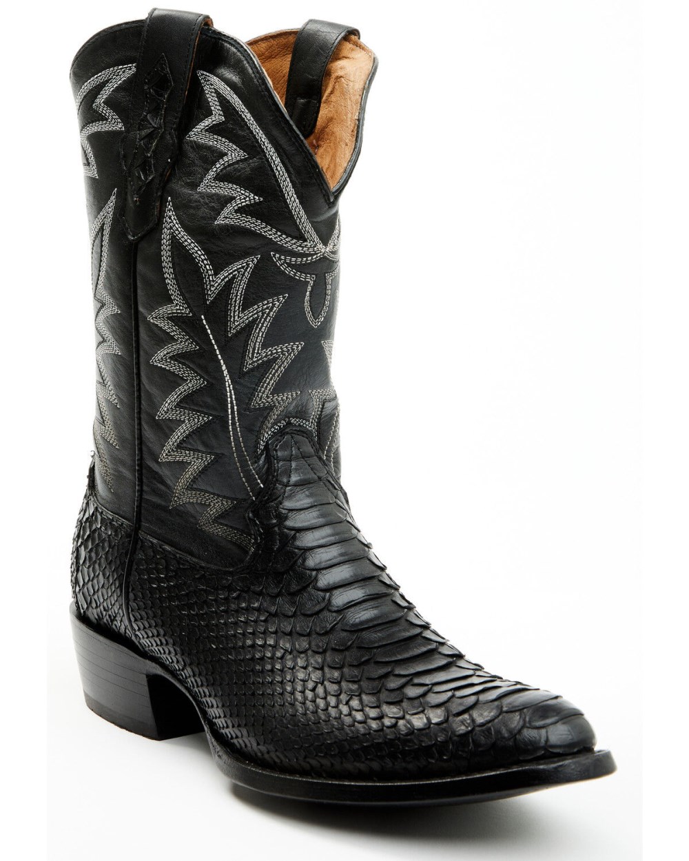 Cody James - Men's Exotic Python Western Boots - Round Toe | Black Cody James - Men's Exotic Python Western Boots - Round Toe | Black