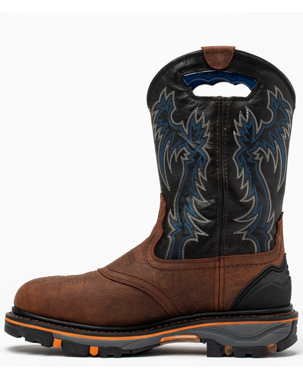 Cody James - Men's 11" Decimator Waterproof Western Work Boots - Nano Composite Toe | Brown Cody James - Men's 11" Decimator Waterproof Western Work Boots - Nano Composite Toe | Brown
