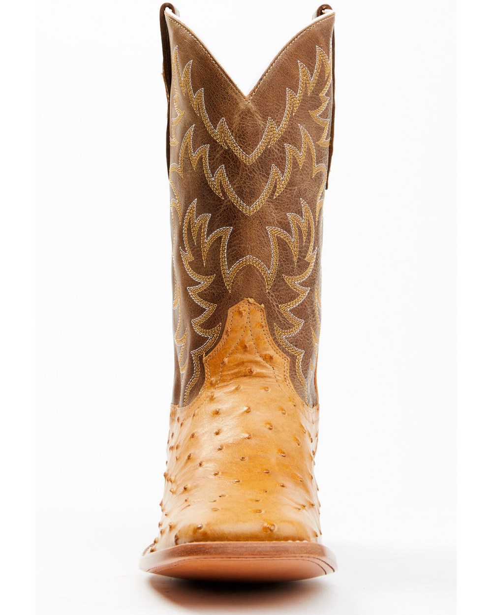 Cody James - Men's Full-Quill Ostrich Exotic Western Boots - Broad Square Toe | Brown Cody James - Men's Full-Quill Ostrich Exotic Western Boots - Broad Square Toe | Brown