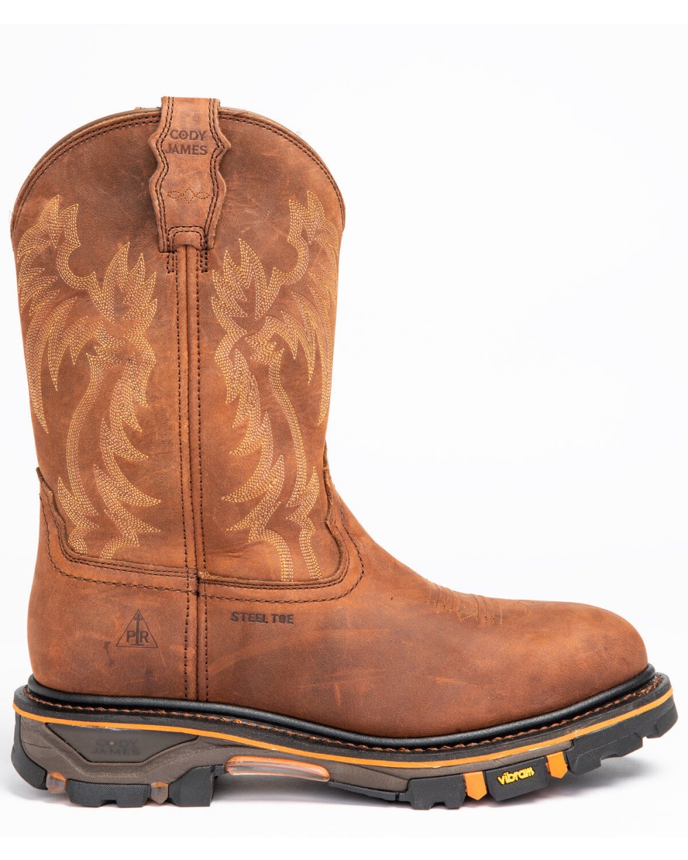 Cody James - Men's Waterproof Decimator Western Work Boots - Steel Toe | Brown Cody James - Men's Waterproof Decimator Western Work Boots - Steel Toe | Brown