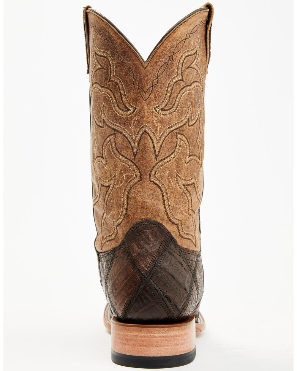 Cody James - Men's Exotic Caiman Western Boots - Broad Square Toe | Brown Cody James - Men's Exotic Caiman Western Boots - Broad Square Toe | Brown