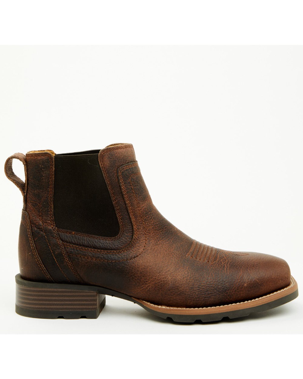 Cody James - Men's Ranger Chelsea Boots - Broad Square Toe | Brown Cody James - Men's Ranger Chelsea Boots - Broad Square Toe | Brown