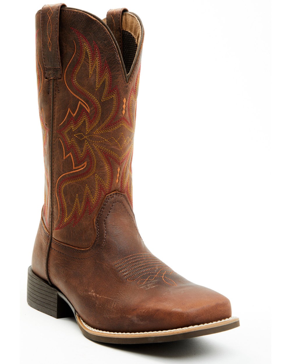 Cody James - Cush Core Men's Major Performance Western Boots - Broad Square Toe | Cognac Cody James - Cush Core Men's Major Performance Western Boots - Broad Square Toe | Cognac