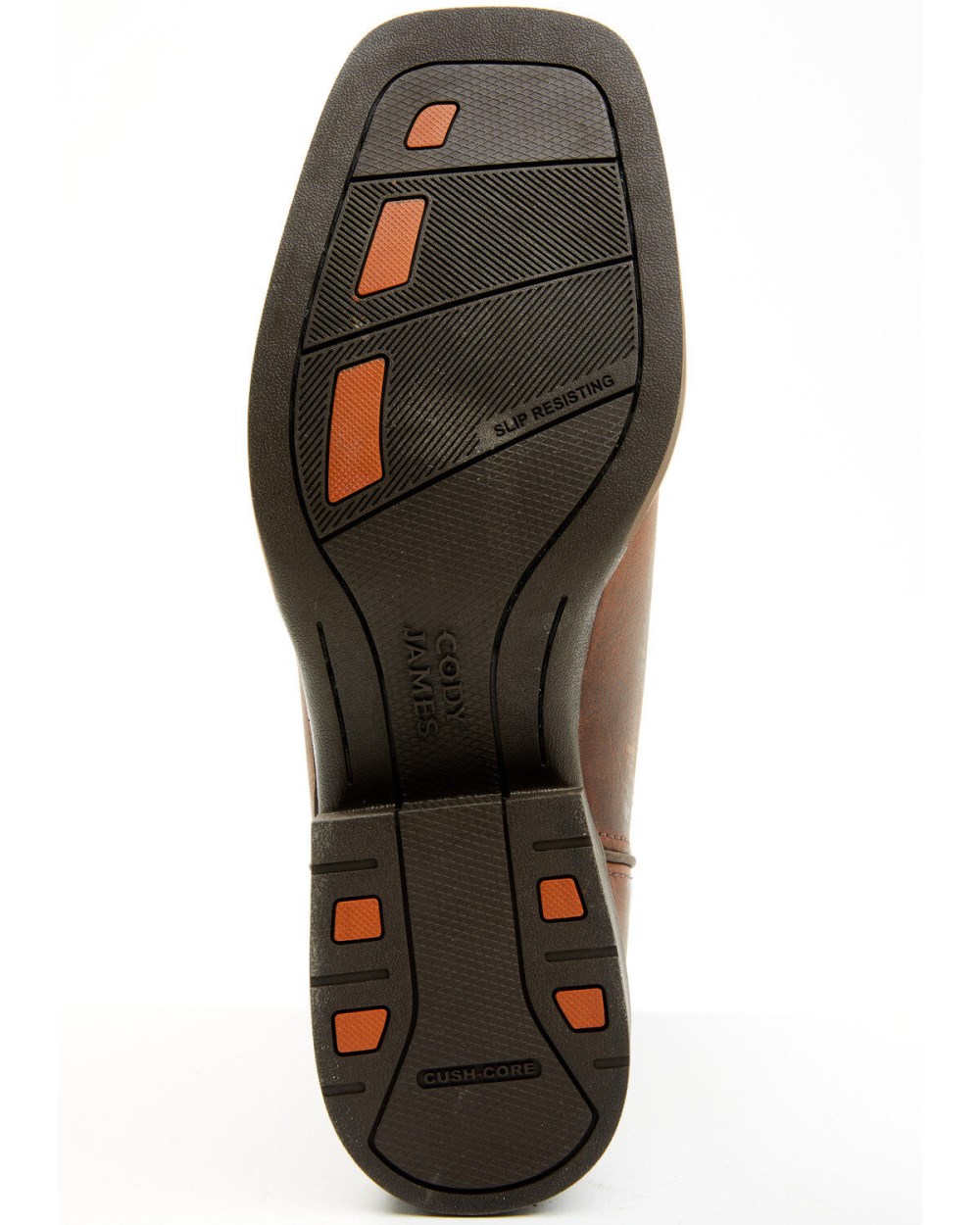 Cody James - Cush Core Men's Major Performance Western Boots - Broad Square Toe | Cognac Cody James - Cush Core Men's Major Performance Western Boots - Broad Square Toe | Cognac