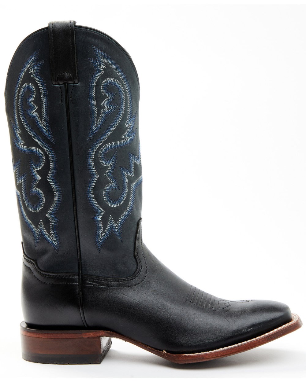 Cody James - Men's Embroidered Western Boots - Broad Square Toe | Navy Cody James - Men's Embroidered Western Boots - Broad Square Toe | Navy