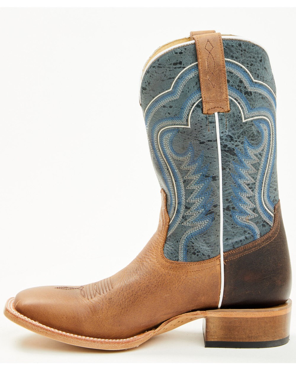 Cody James - Men's Rover Blue Western Boots - Broad Square Toe | Blue