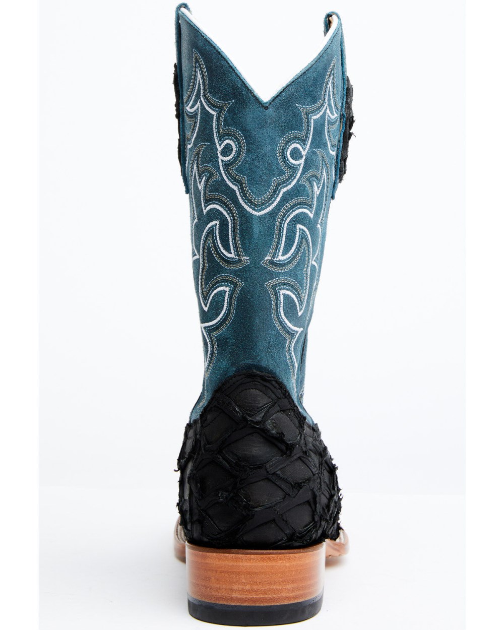 Cody James - Men's Pirarucu Soul Western Exotic Boot - Broad Square Toe | Blue