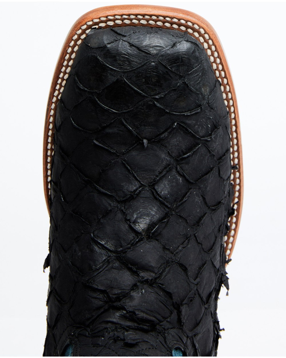 Cody James - Men's Pirarucu Soul Western Exotic Boot - Broad Square Toe | Blue