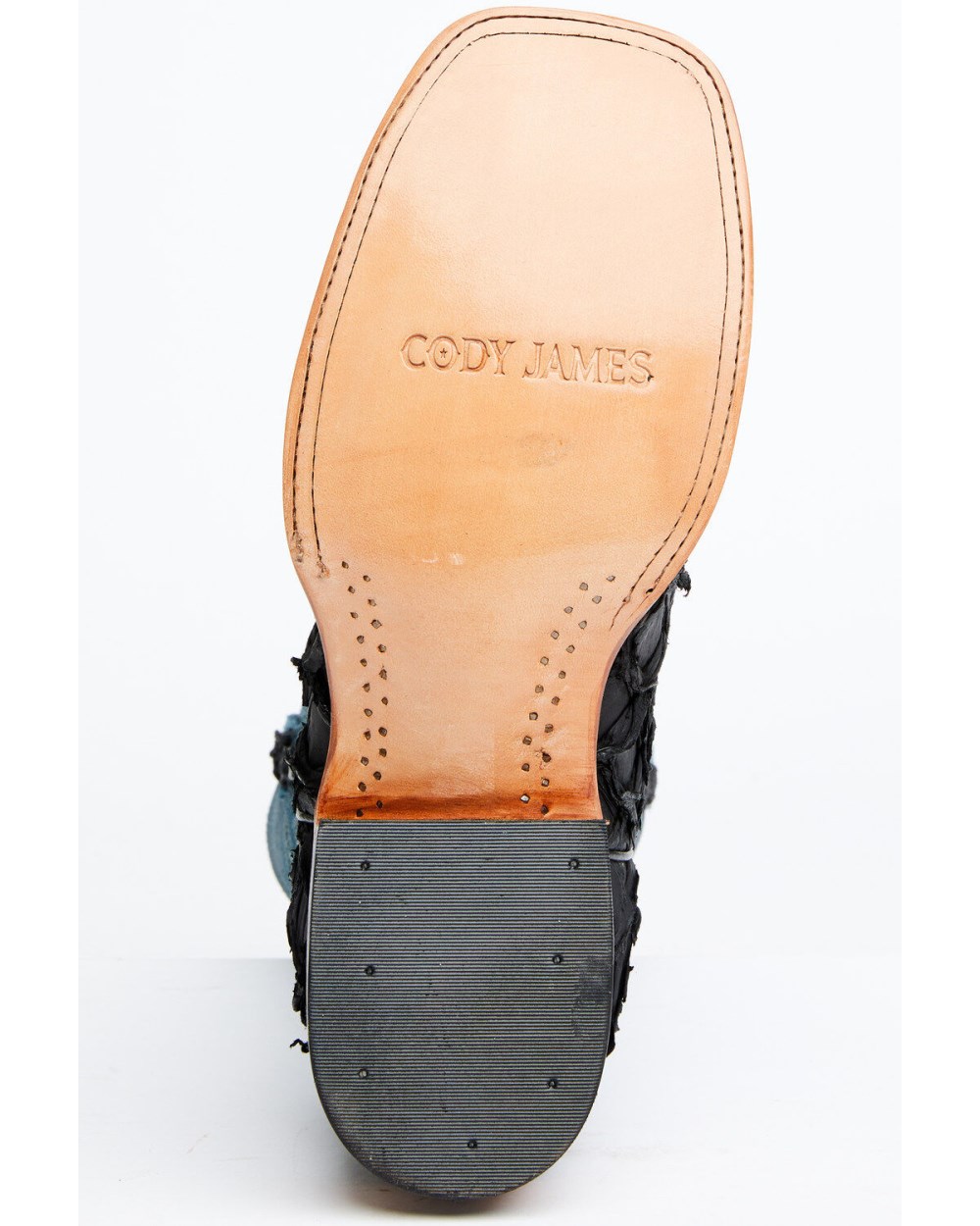 Cody James - Men's Pirarucu Soul Western Exotic Boot - Broad Square Toe | Blue