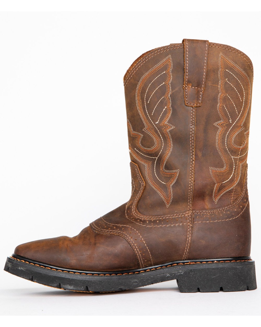Cody James - Men's Broad Square Toe Western Work Boots | Brown Cody James - Men's Broad Square Toe Western Work Boots | Brown