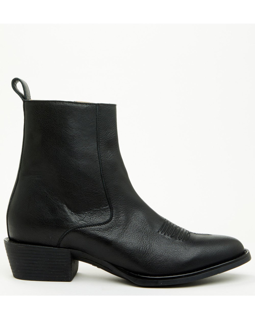 Cody James - Men's Larsen Western Ankle Boots - Round Toe | Black Cody James - Men's Larsen Western Ankle Boots - Round Toe | Black