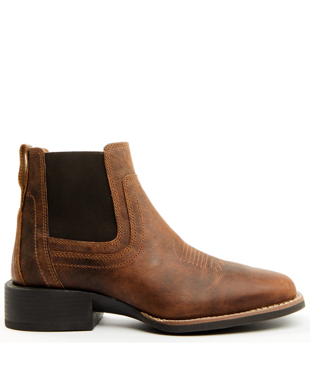 Cody James - Men's Ace Chelsea Boots - Broad Square Toe | Brown Cody James - Men's Ace Chelsea Boots - Broad Square Toe | Brown