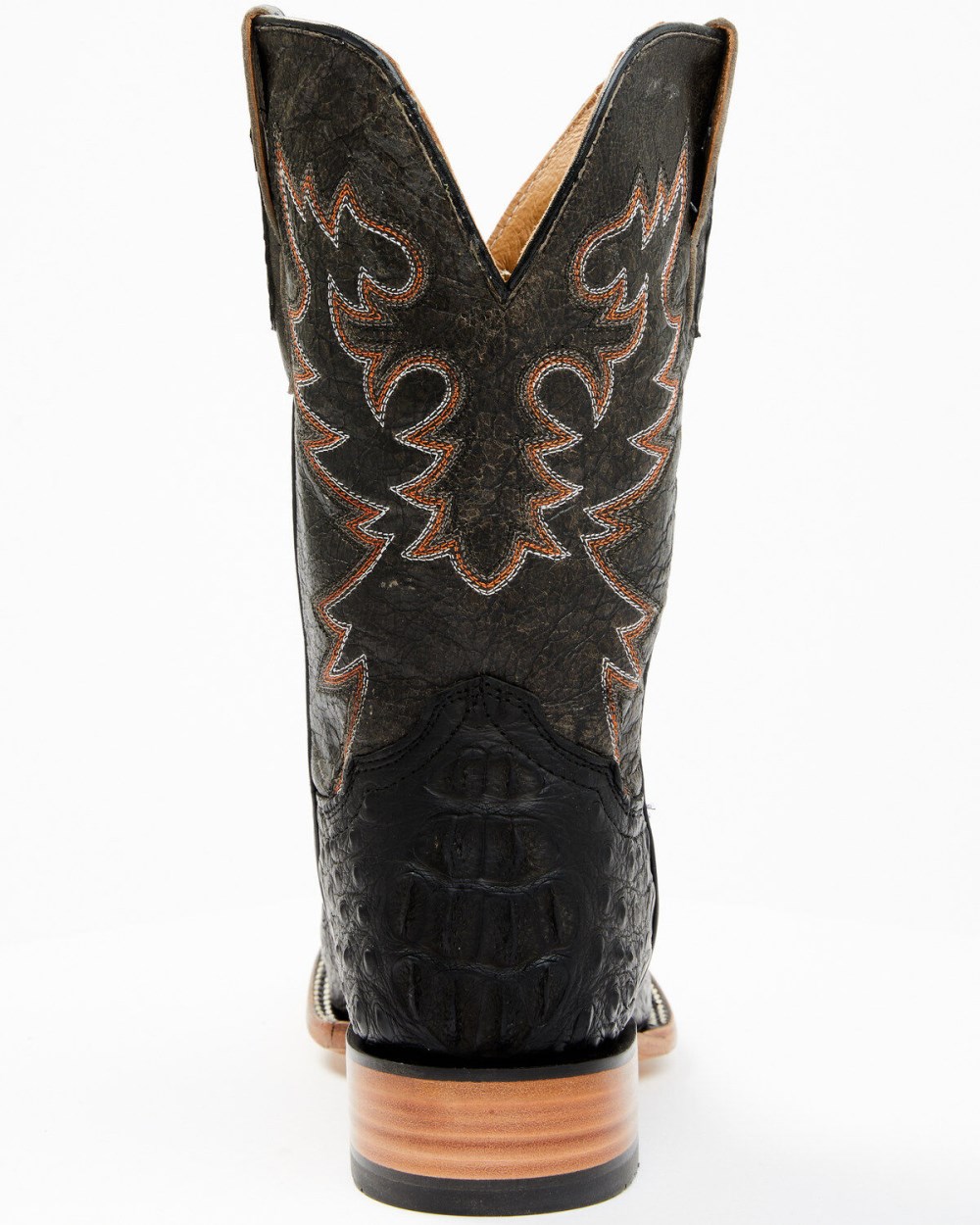 Cody James - Men's Exotic Caiman Belly Western Boots - Broad Square Toe | Black