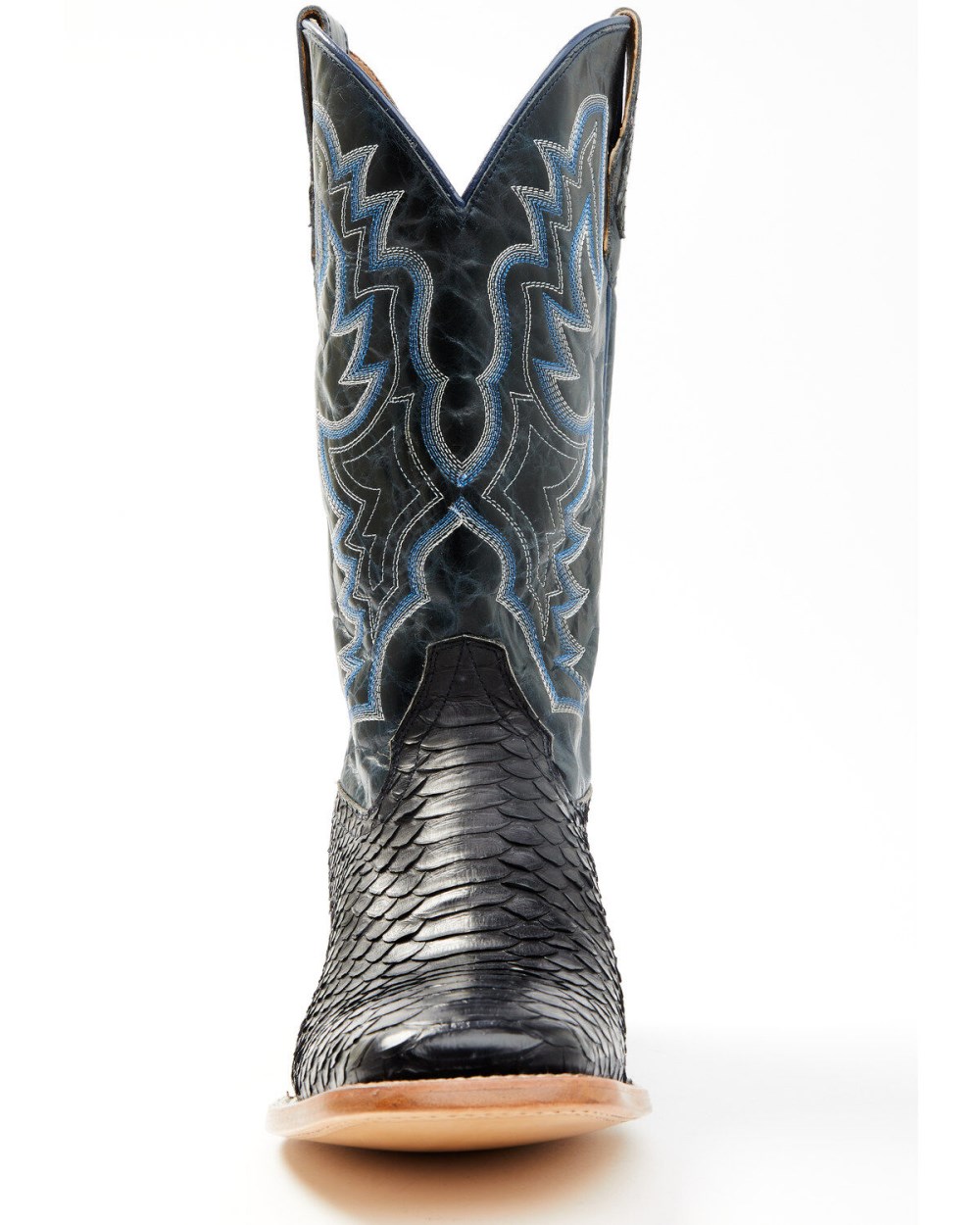 Cody James - Men's Exotic Python Western Boots - Broad Square Toe | Black Cody James - Men's Exotic Python Western Boots - Broad Square Toe | Black