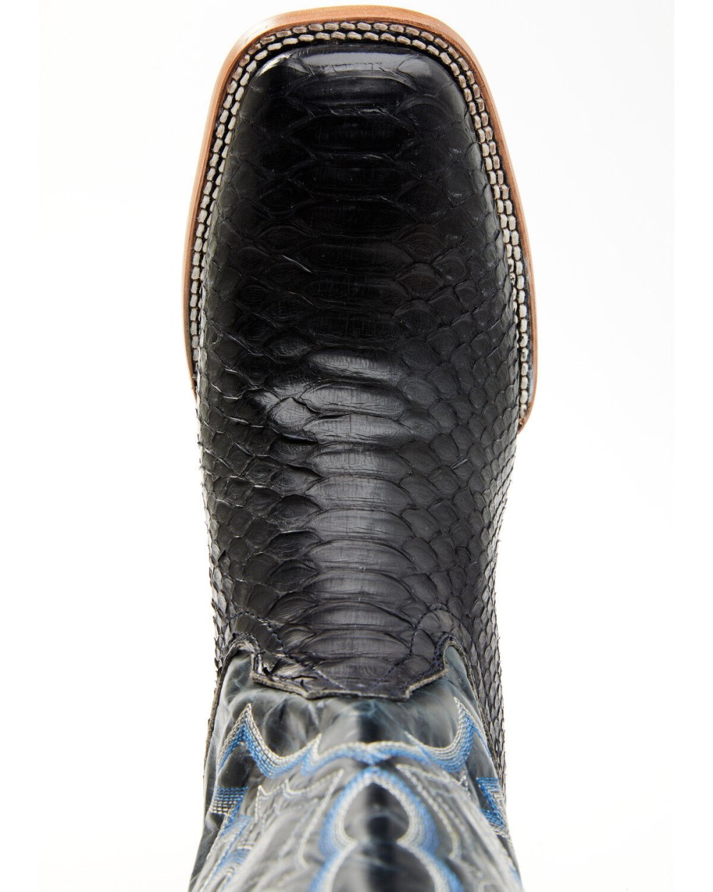 Cody James - Men's Exotic Python Western Boots - Broad Square Toe | Black Cody James - Men's Exotic Python Western Boots - Broad Square Toe | Black