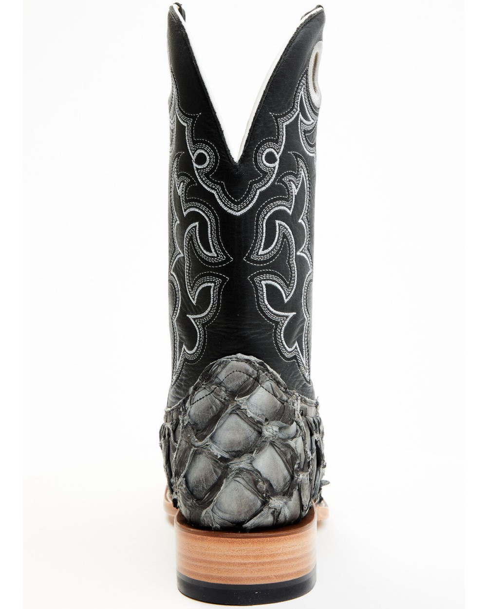 Cody James - Men's Exotic Pirarucu Western Boots - Broad Square Toe | Black