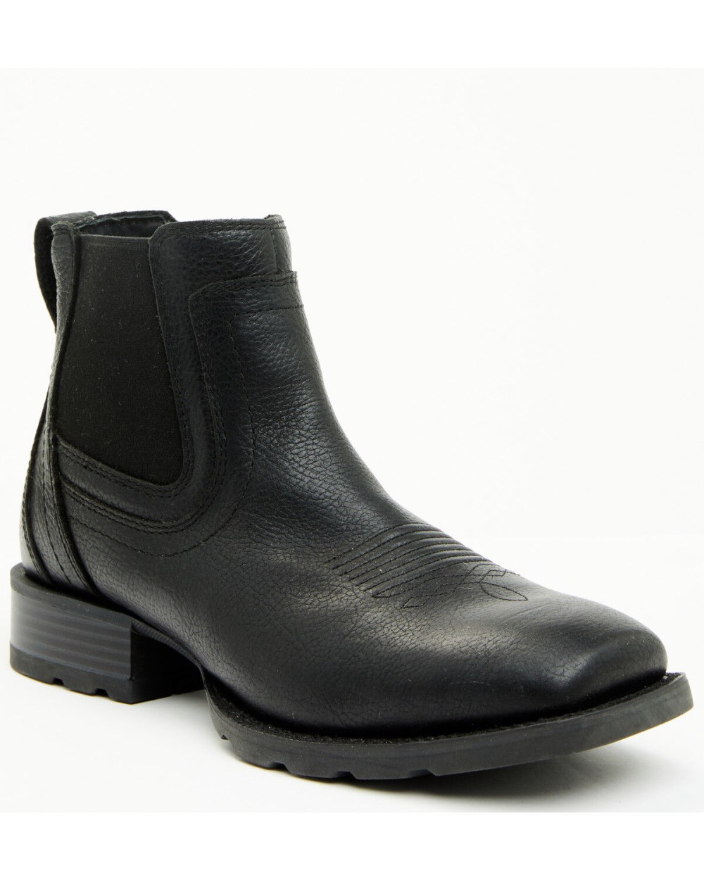 Cody James - Men's Ranger Chelsea Boots - Broad Square Toe | Black Cody James - Men's Ranger Chelsea Boots - Broad Square Toe | Black
