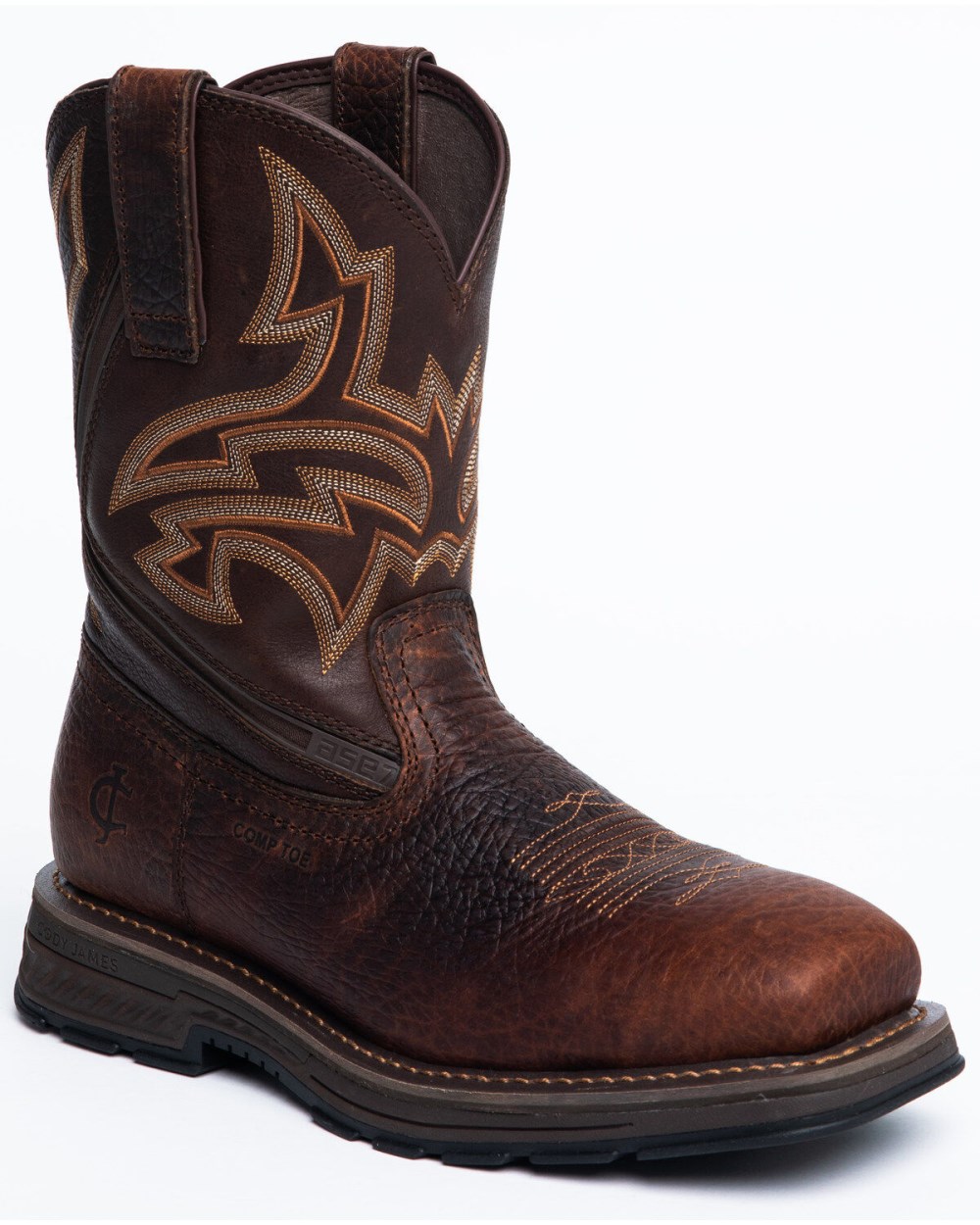 Cody James - Men's ASE7 Disruptor Western Work Boots - Nano Composite Toe | Brown Cody James - Men's ASE7 Disruptor Western Work Boots - Nano Composite Toe | Brown
