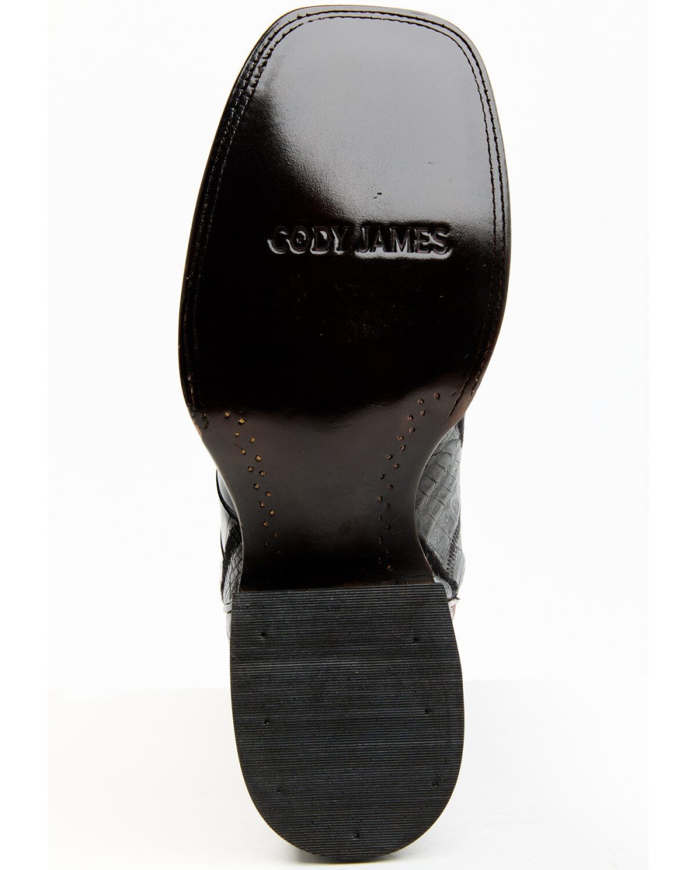 Cody James - Men's Exotic Caiman Western Boots - Broad Square Toe | Red Cody James - Men's Exotic Caiman Western Boots - Broad Square Toe | Red