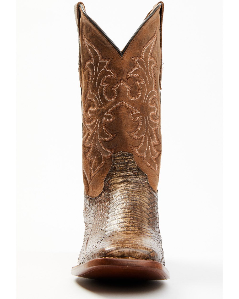 Cody James - Men's Cobra Brown Exotic Western Boots - Broad Square Toe | Brown Cody James - Men's Cobra Brown Exotic Western Boots - Broad Square Toe | Brown