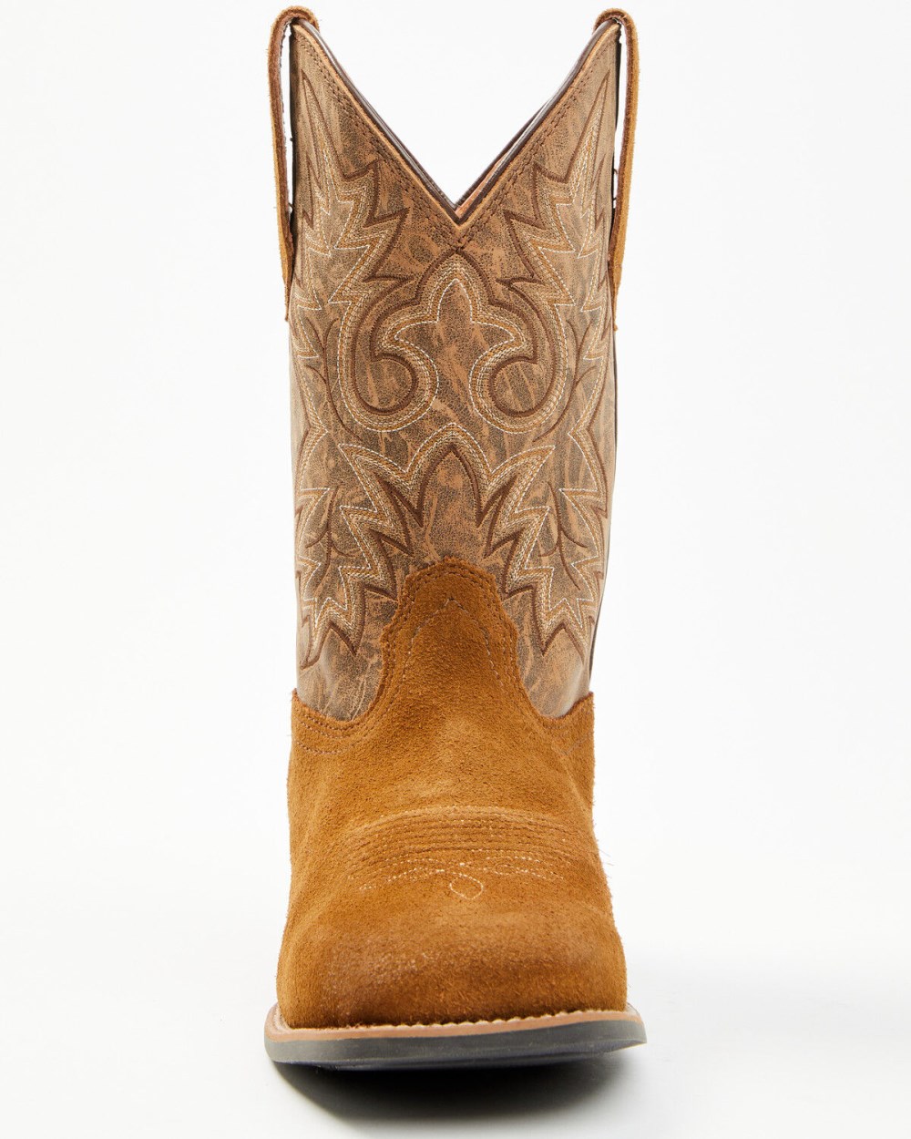 Cody James - Men's Badge Xero Gravity Roughout Western Boots - Broad Square Toe | Brown Cody James - Men's Badge Xero Gravity Roughout Western Boots - Broad Square Toe | Brown