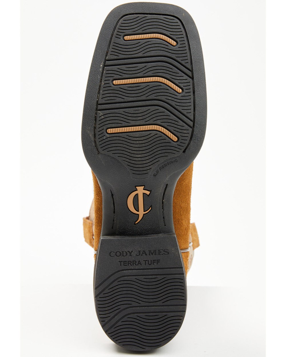 Cody James - Men's Badge Xero Gravity Roughout Western Boots - Broad Square Toe | Brown Cody James - Men's Badge Xero Gravity Roughout Western Boots - Broad Square Toe | Brown