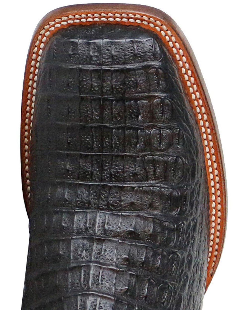 Cody James - Men's Caiman Embroidered Exotic Boots - Broad Square Toe | Black Cody James - Men's Caiman Embroidered Exotic Boots - Broad Square Toe | Black