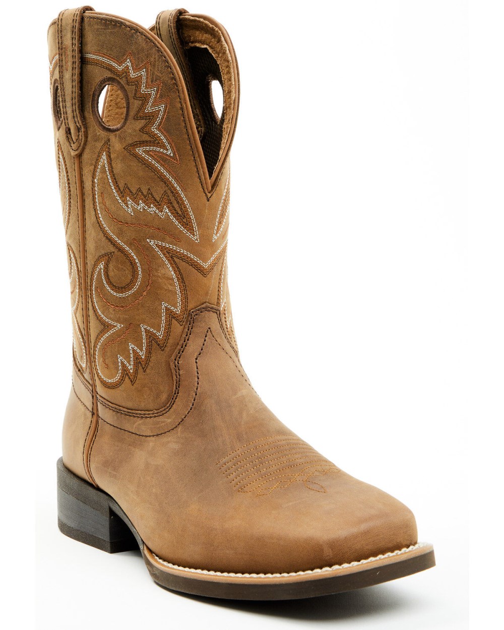 Cody James - Cush Core Men's Honcho Performance Western Boots - Broad Square Toe | Tan Cody James - Cush Core Men's Honcho Performance Western Boots - Broad Square Toe | Tan